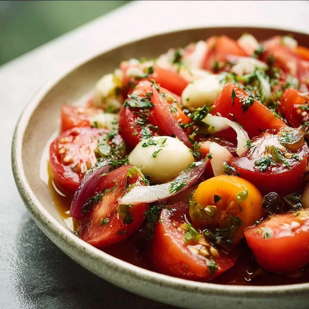 Marinierter Tomatensalat