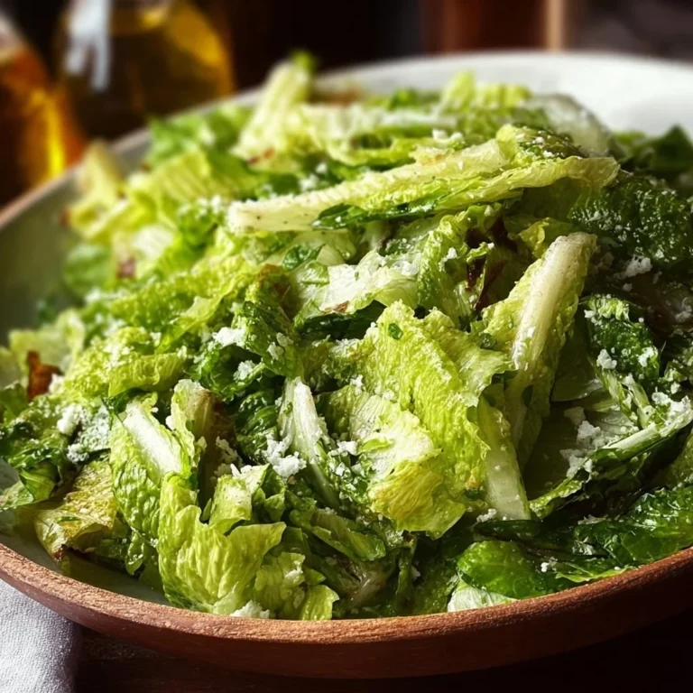 Frischer Maroulosalata mit Kopfsalat und aromatischen Zutaten auf einem Teller.