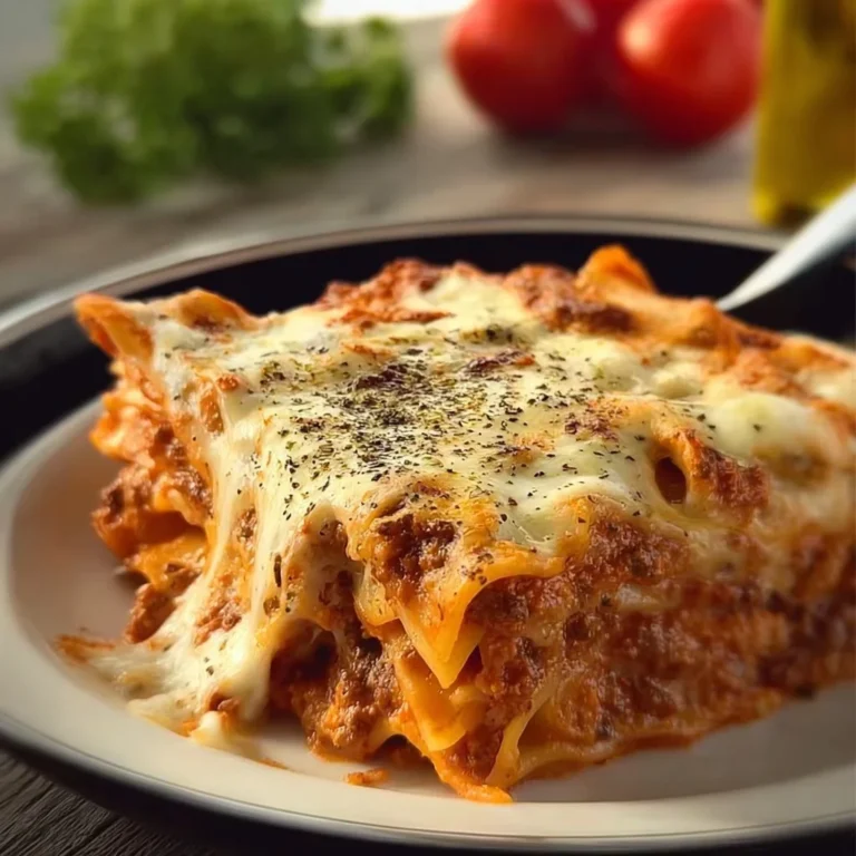 Leckere Pfannen-Lasagne mit frischen Zutaten und würzenden Aromen