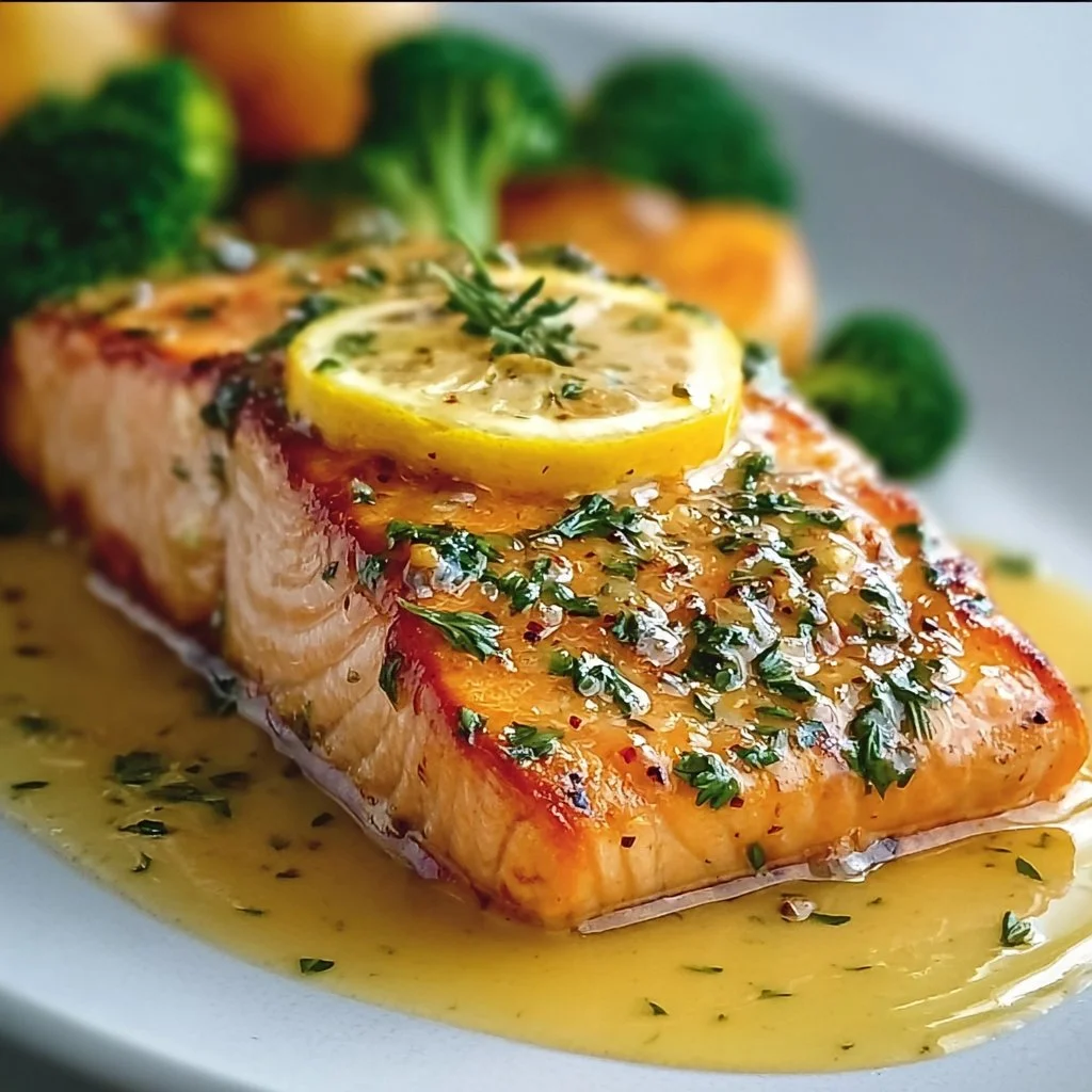 Zitronenbutterlachs